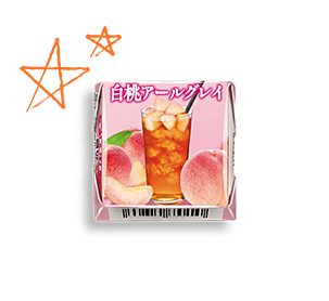 チロルチョコ〈白桃アールグレイ〉