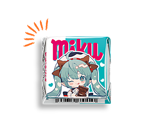 チロルチョコ〈みっくみくみるくミント〉