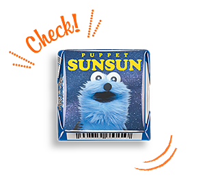 チロルチョコ〈パペットスンスン〉