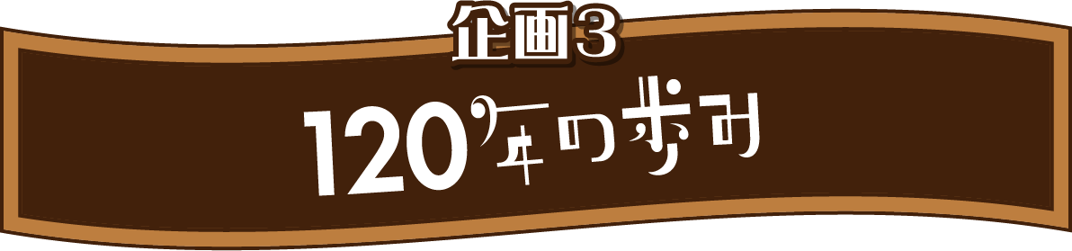 企画3 120年の歩み